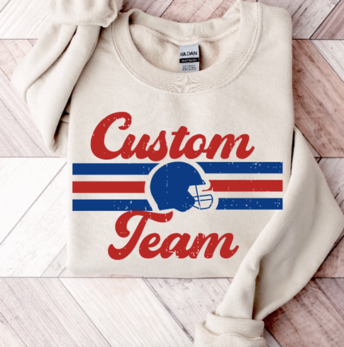 Custom Retro Striped Football Customizable Shirt