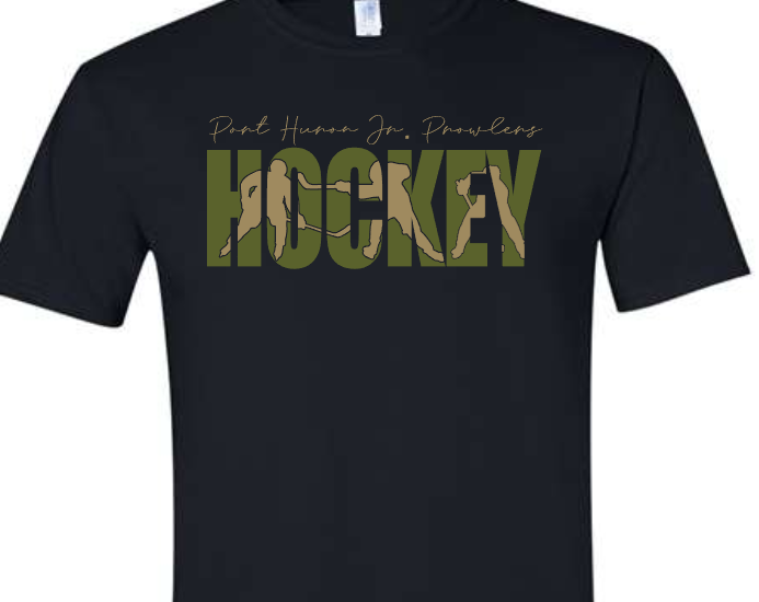 Player Knockout Mascot Hockey Customizable Shirt