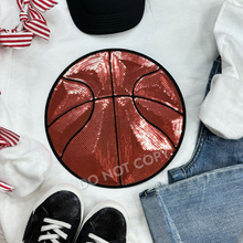 Load image into Gallery viewer, Basketball Sequins Patch Shirt
