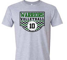 Load image into Gallery viewer, Chevron Volleyball Customizable Shirt
