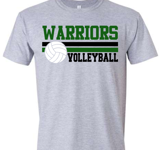 Mascot 2 stripes Volleyball Customizable Shirt