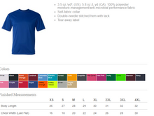 Load image into Gallery viewer, Holland Woods (or any SCHOOL) Football Customizable Shirt Warped Stripes
