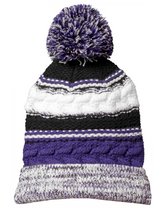 Load image into Gallery viewer, Pom Pom Team Beanie With Patch
