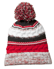 Load image into Gallery viewer, Pom Pom Team Beanie With Patch
