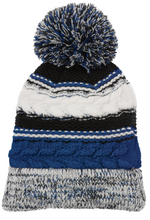 Load image into Gallery viewer, Pom Pom Team Beanie With Patch
