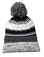 Load image into Gallery viewer, Pom Pom Team Beanie With Patch
