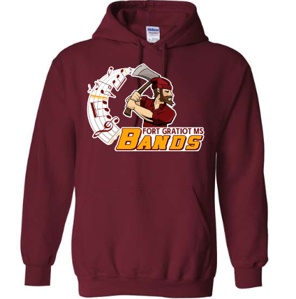 Fort Gratiot Middle School Bands Hooded Sweatshirt