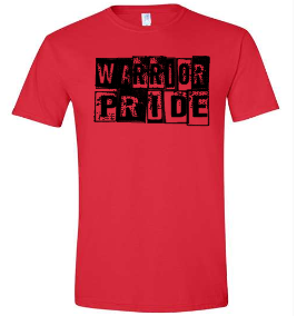 Warrior Pride Distressed Blocks