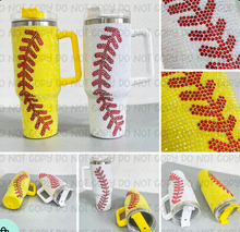 Load image into Gallery viewer, Rhinestone Bling 40 oz Tumblers
