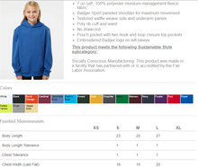 Load image into Gallery viewer, Blue Water Aces Tennis Hoodie
