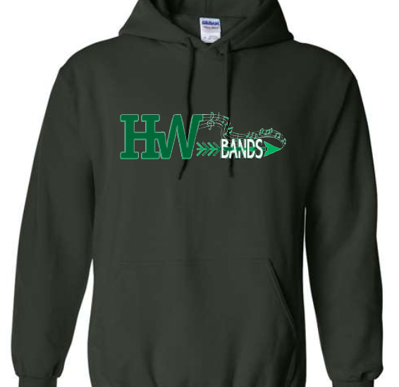 Holland Woods Middle School Bands Hooded Sweatshirt