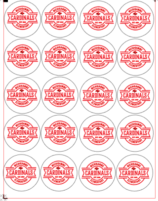 Michigamme Elementary Sticker Sheets