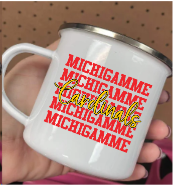 Michigamme Elementary 8 oz Camp Mug