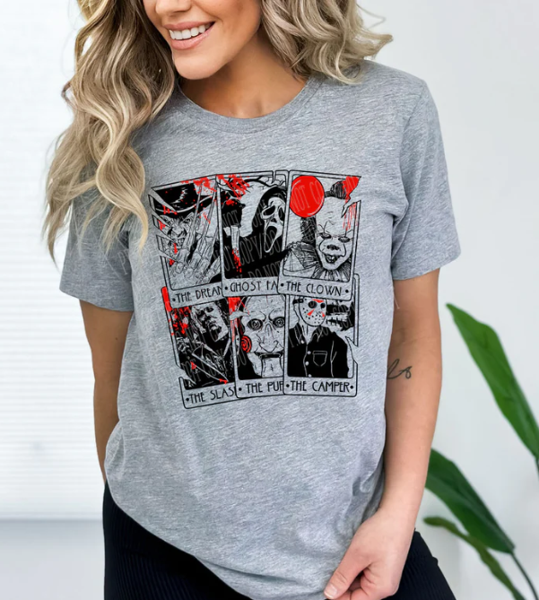 Horror Tarot Card Shirt