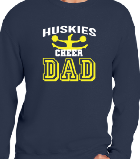 Huskies Cheer Dad