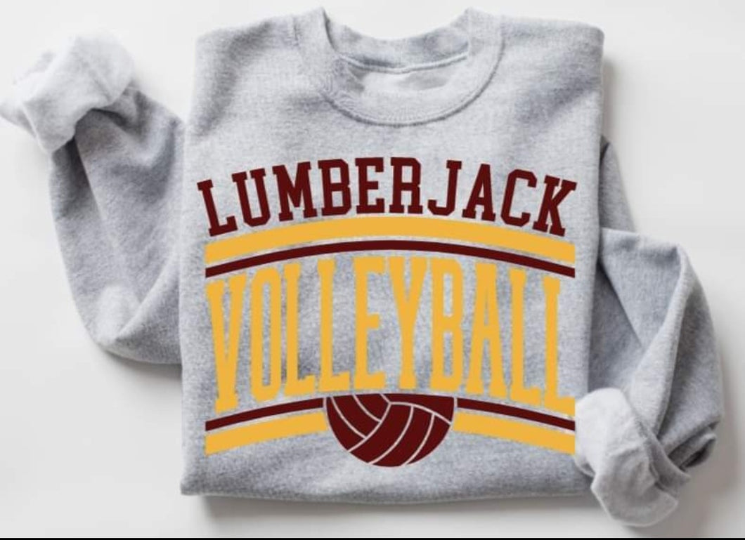 Classic Varsity Volleyball Customizable Shirt