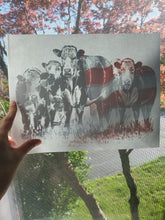 Load image into Gallery viewer, Patriotic Cow Flag Inlay
