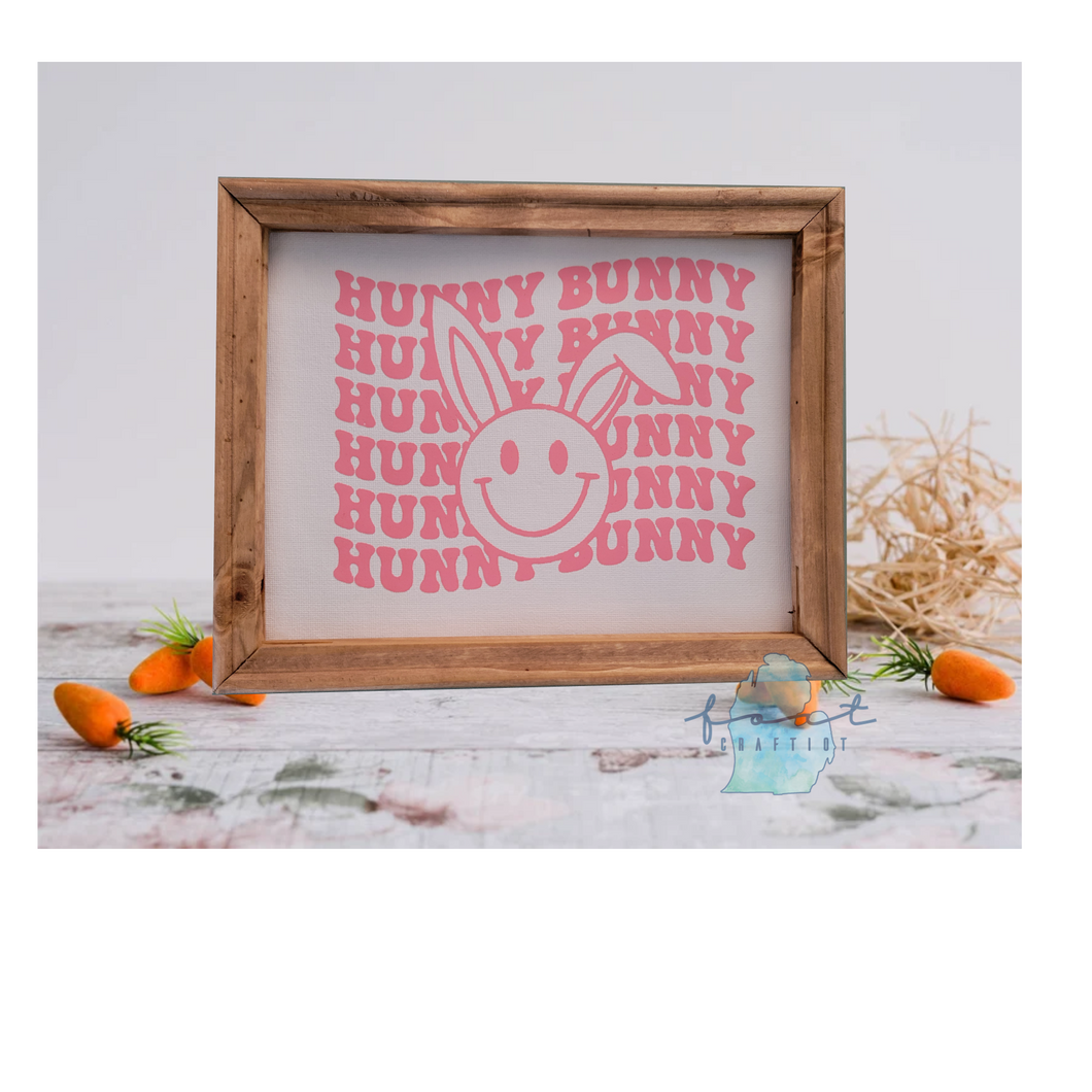 Hunny Bunny Easter Reverse Canvas