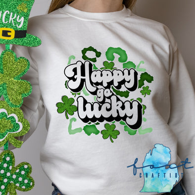 Happy Go Lucky Leopard St. Patrick's Day Shirt