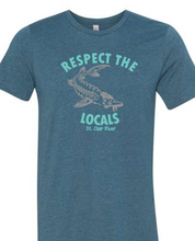 Load image into Gallery viewer, Sturgeon Respect The Locals T-shirt
